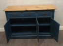 Shabby Chic Blue Painted Sideboard