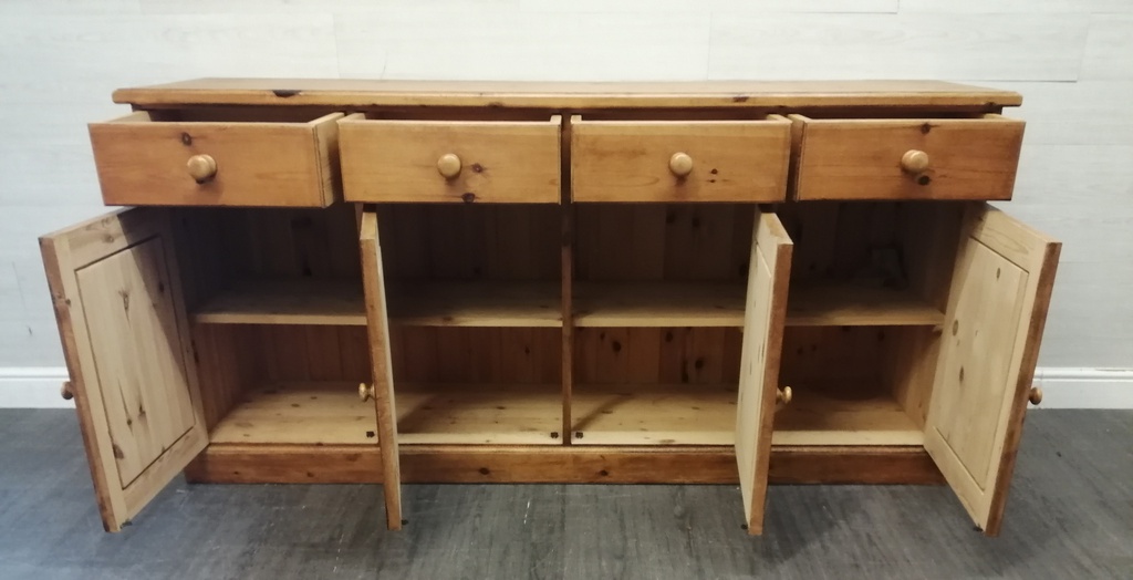 Quality Large Pine Sideboard