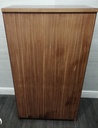 NEAT DARK WOOD BOOKCASE