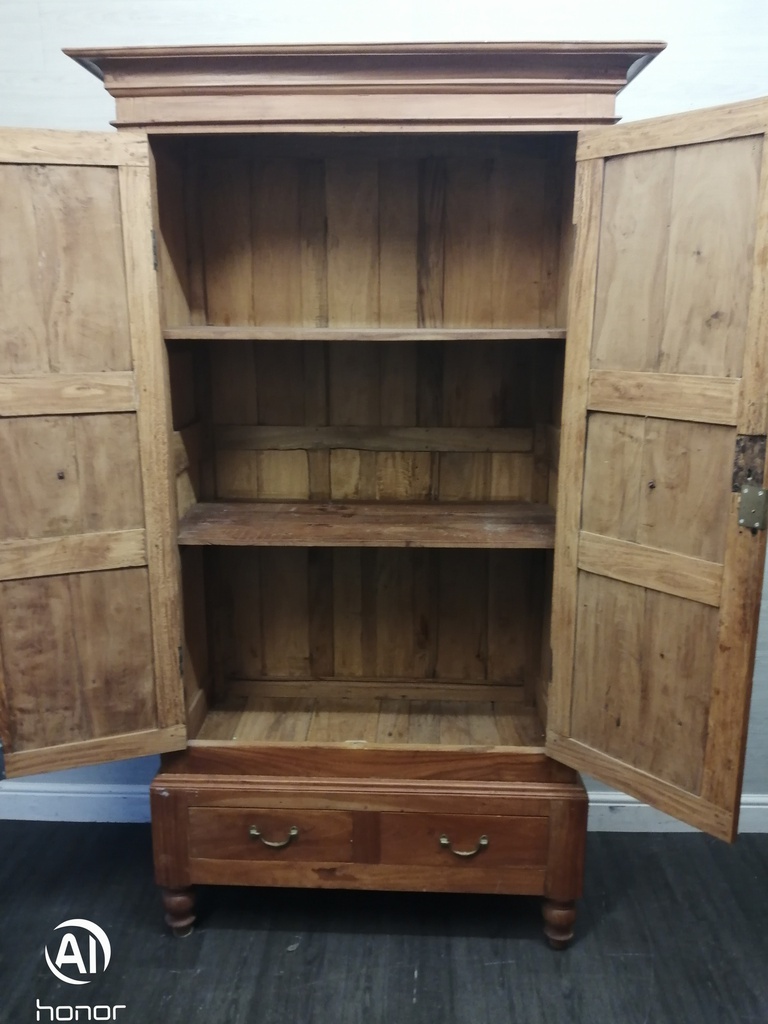 Lovely large solid hardwood cupboard