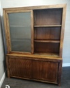 Sliding door glazed display unit