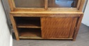 Sliding door glazed display unit