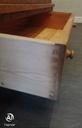 rustic pine double wardrobe