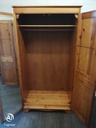 QUALITY DOUBLE PINE WARDROBE