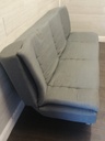 GREY CLICK-CLACK SOFA BED