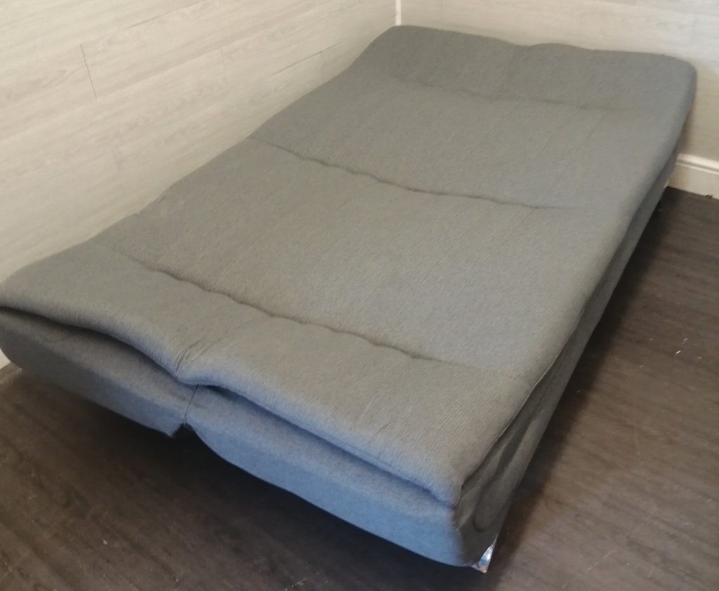 GREY CLICK-CLACK SOFA BED