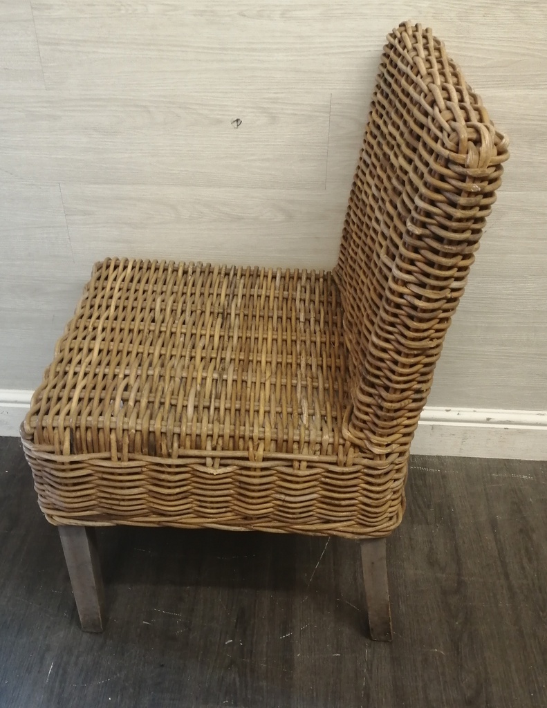 Four x Wicker Dining Chairs