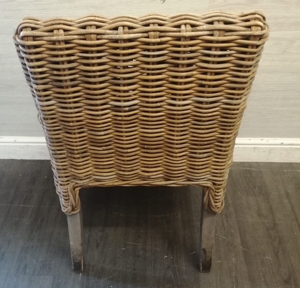 Four x Wicker Dining Chairs