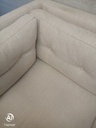 Modern Two Seater Cream Sofa