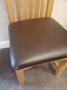 4 X OAK DINING CHAIRS