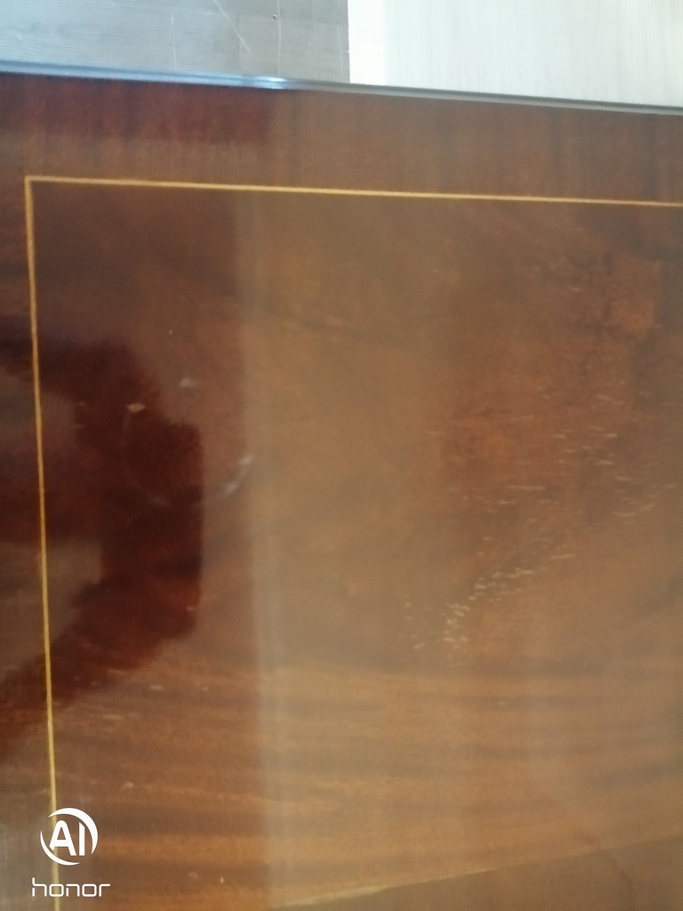 Lovely neat repro mahogany chest of five drawers