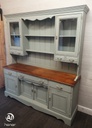 GREAT LARGE  PAINTED PINE DRESSER