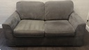 Grey two seater sofa
