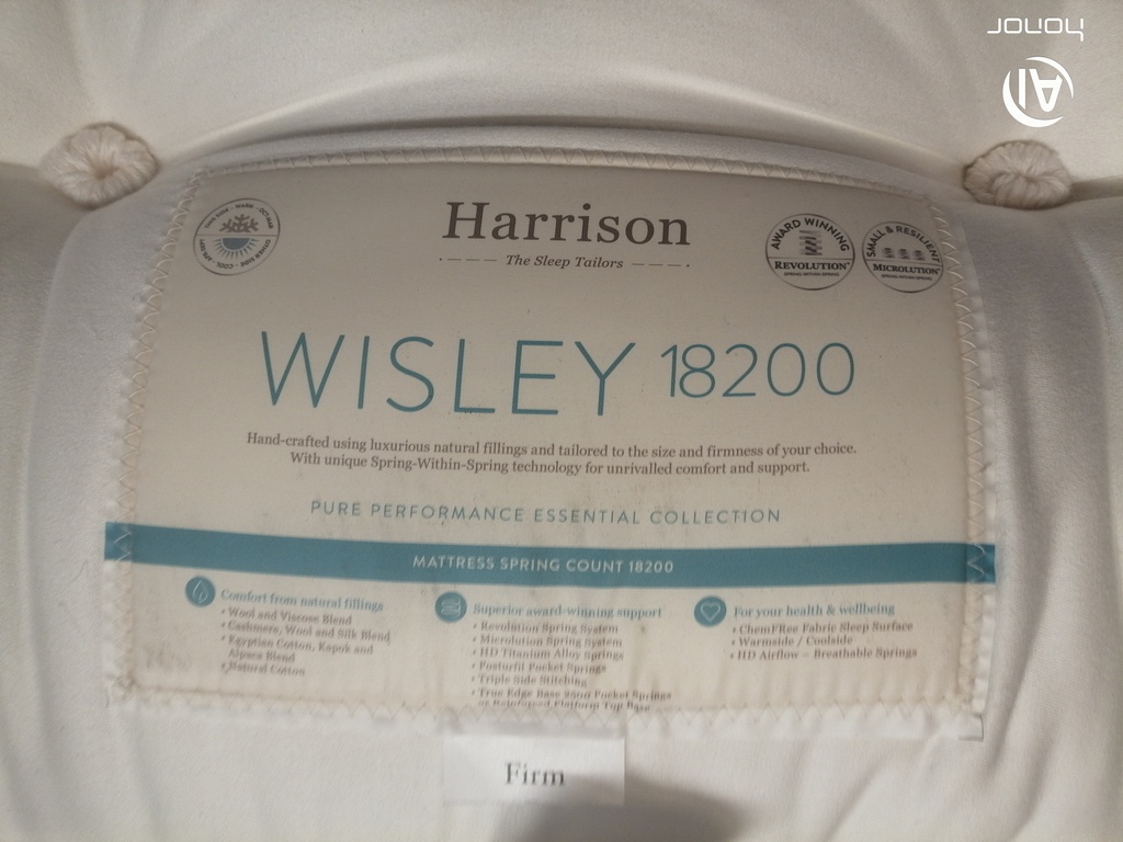 6ft HARRISON SPINKS ‘WISLEY 18200’ Pocket Spring Mattress