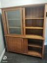 Sliding door glazed display unit