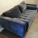 LOVELY BLUE VELVET STYLE SOFA