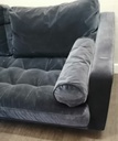 LOVELY BLUE VELVET STYLE SOFA