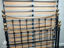 5FT  VICTORIAN STYLE HEAVY BLACK BED FRAME