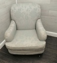 Lovely blue toned armchair and footstool from M &amp; S