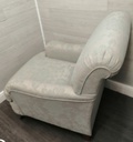 Lovely blue toned armchair and footstool from M &amp; S