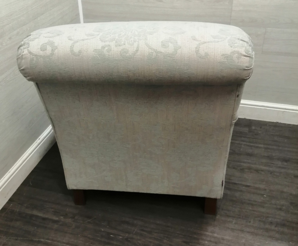 Lovely blue toned armchair and footstool from M &amp; S