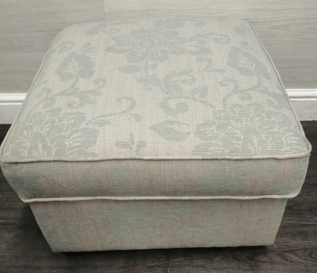 Lovely blue toned armchair and footstool from M &amp; S