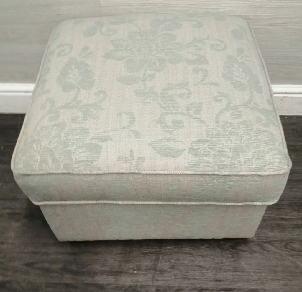 Lovely blue toned armchair and footstool from M &amp; S