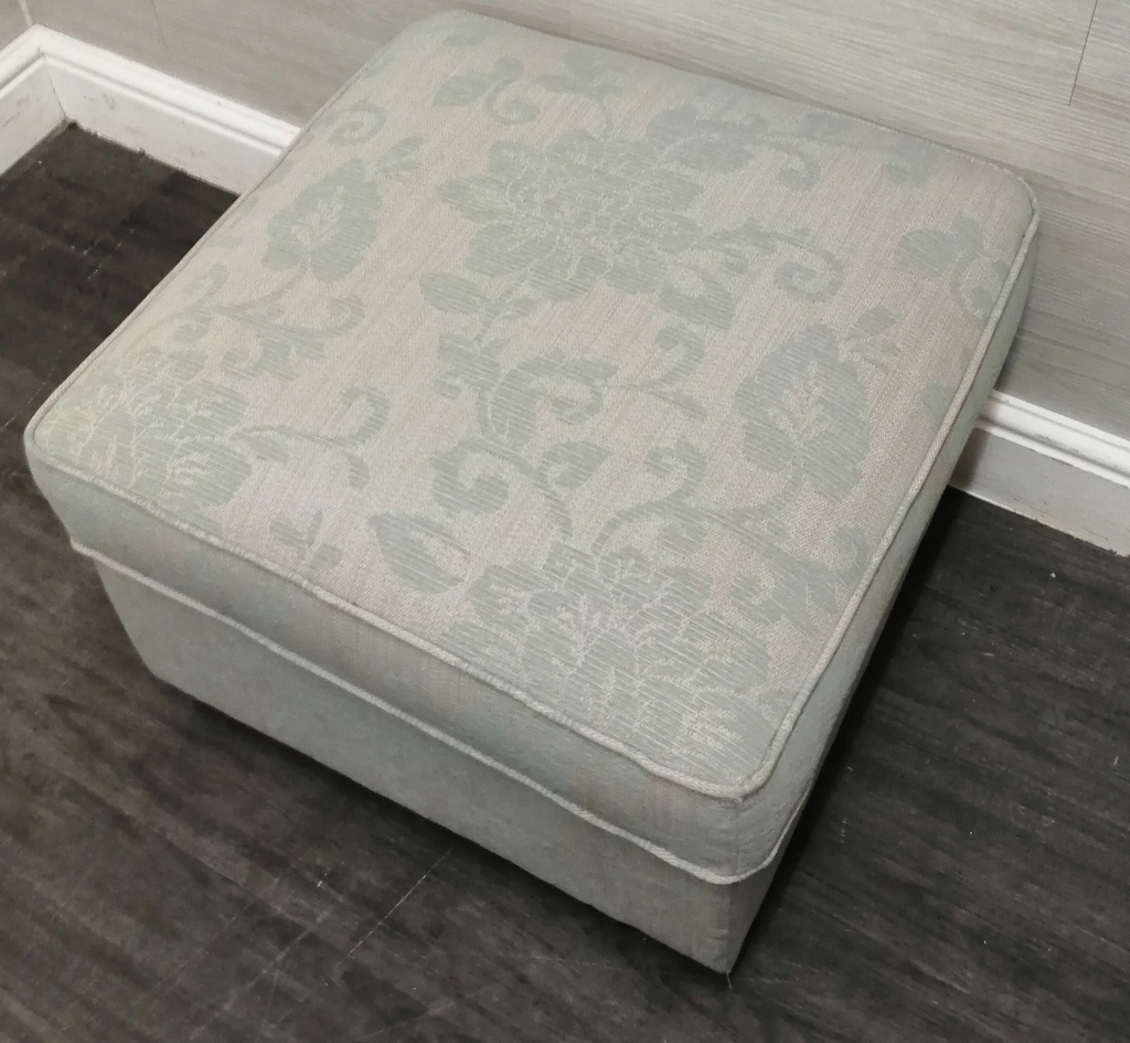 Lovely blue toned armchair and footstool from M &amp; S