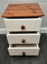 Shaker Style pair of Cream bedside chests