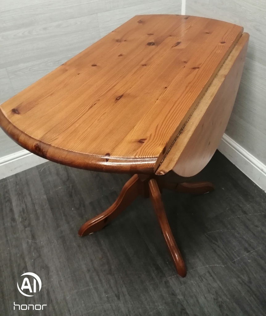 Pine drop leaf table