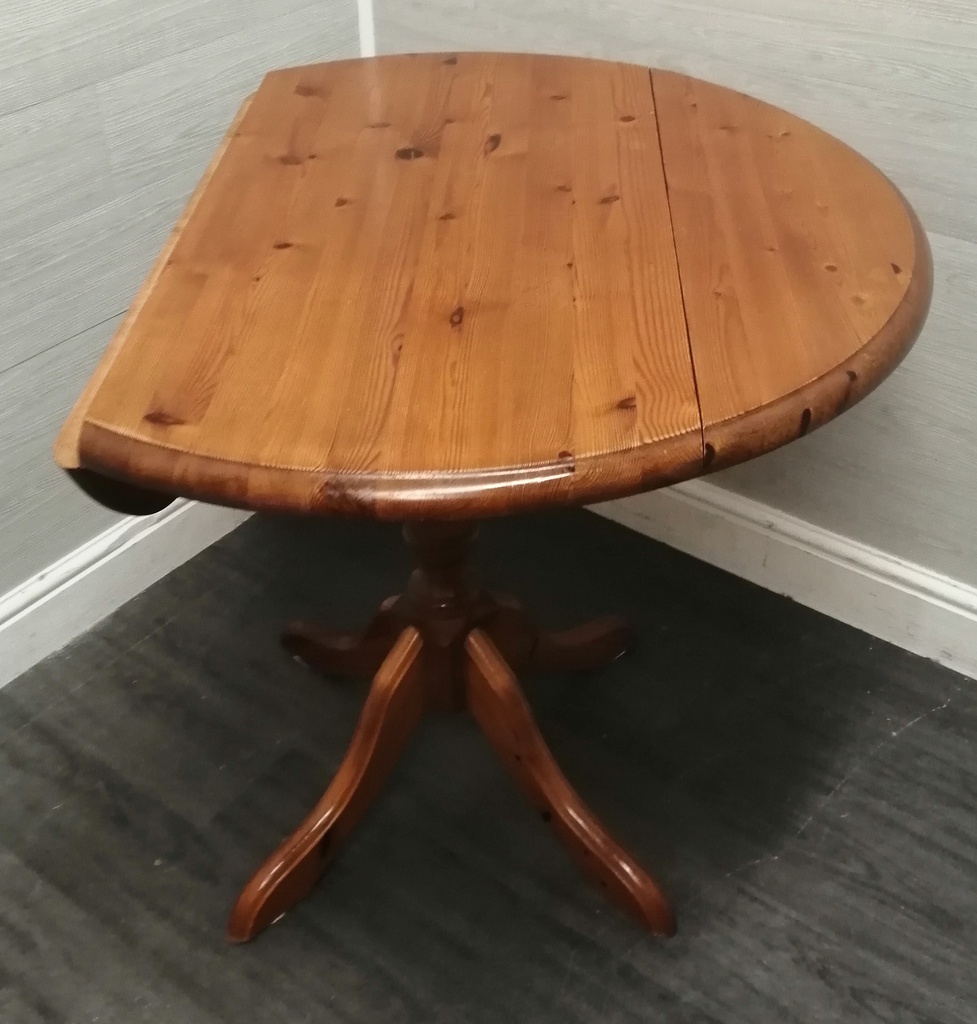Pine drop leaf table