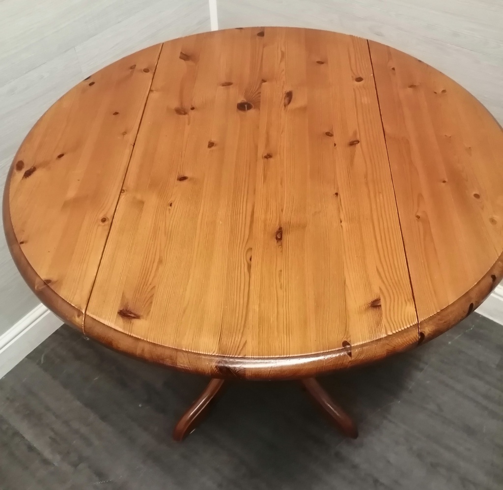 Pine drop leaf table
