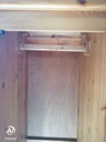 QUALITY SINGLE DOOR PINE WARDROBE