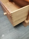 Quality solid pine single door wardrobe with drawer
