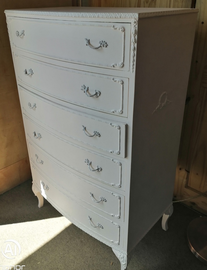 Marie Antoinette Style Six Drawer Chest