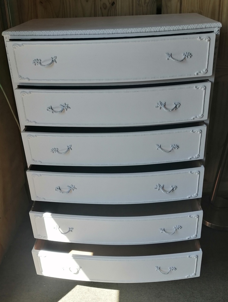 Marie Antoinette Style Six Drawer Chest