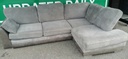 Lovely grey corner sofa