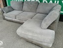 Lovely grey corner sofa