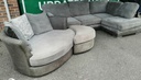 Lovely grey corner sofa
