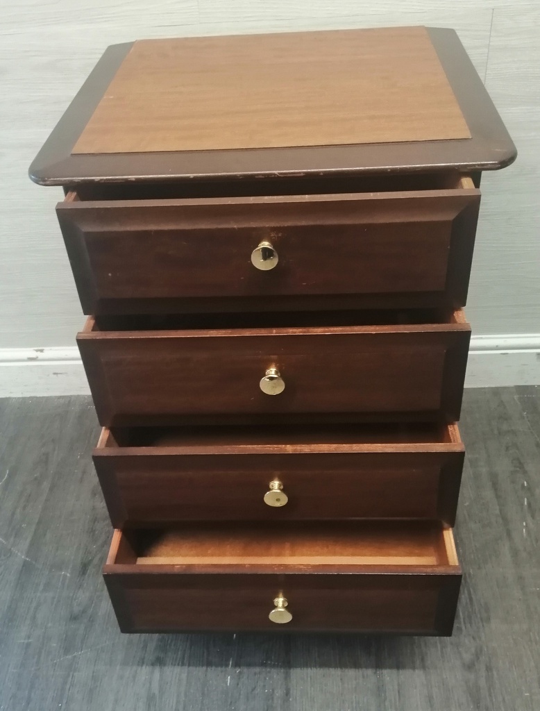 Stag Four Drawer Bedisde