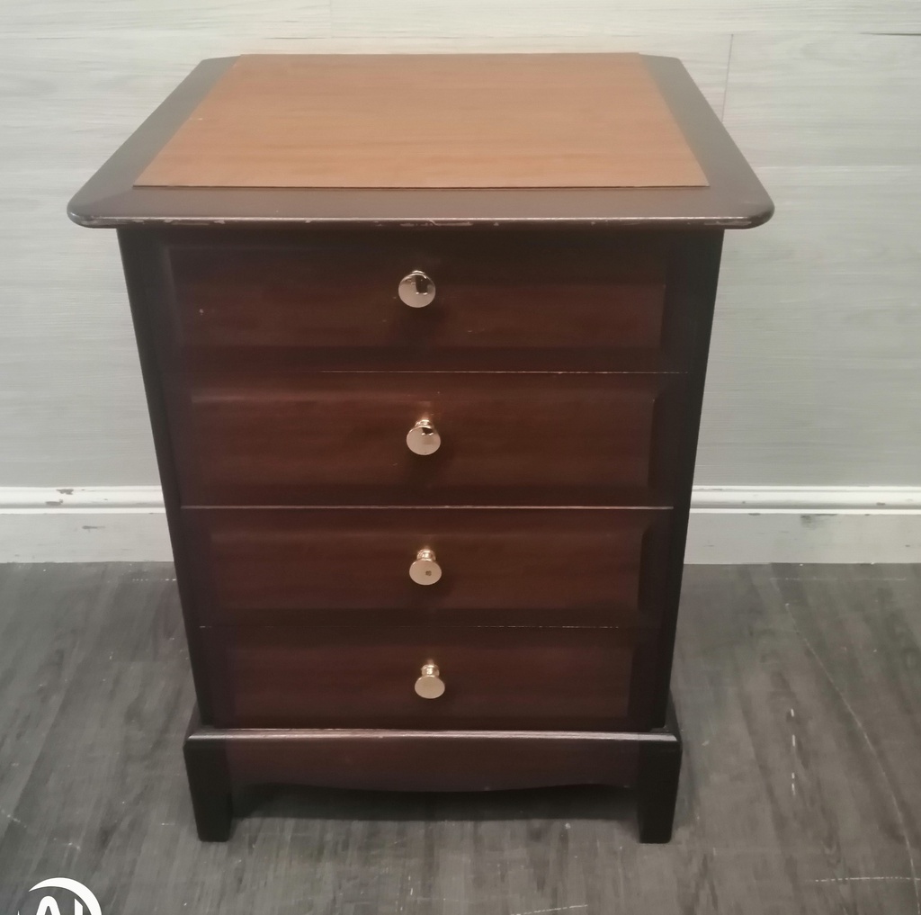 Stag Four Drawer Bedisde