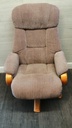 Swivel/Reliner Armchair And Stool Set