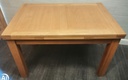SOLID WOOD EXTENDING DINING TABLE
