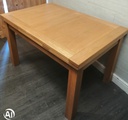 SOLID WOOD EXTENDING DINING TABLE