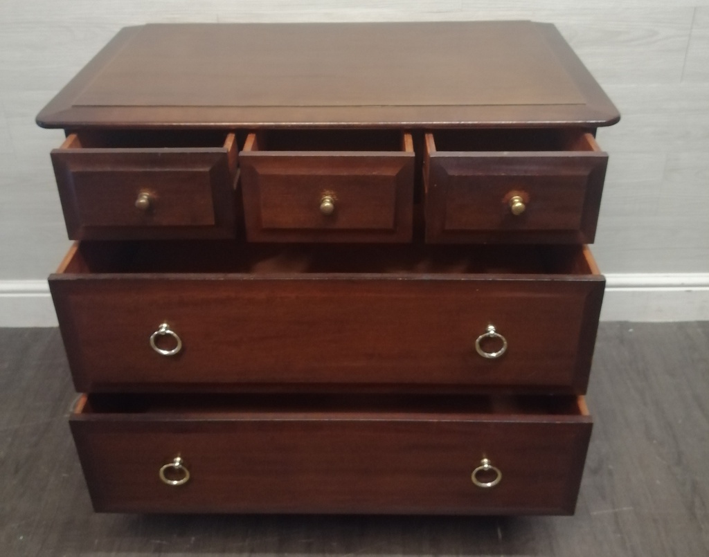 Stag five drawer chest