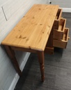 SOLID PINE THREE DRAWER DESK / DRESSING TABLE