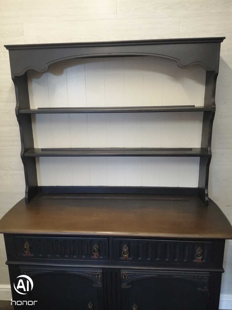 LOVELY PAINTED DISPLAY DRESSER