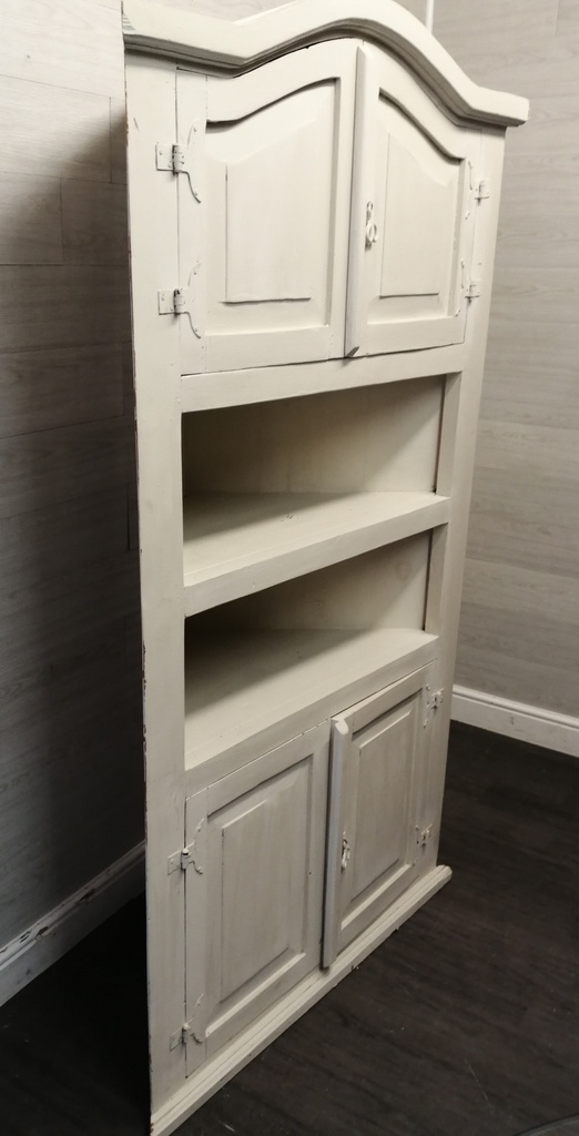 Shabby Chic Painted Mexican Pine Corner Unit