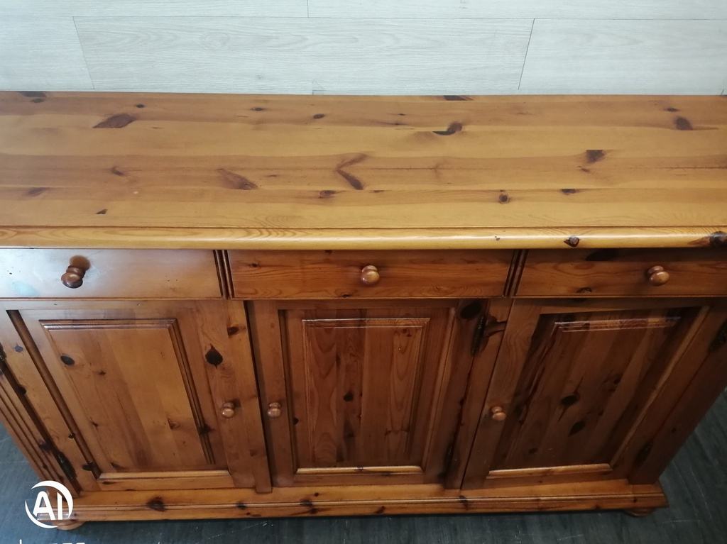 Large Solid Pine Sideboard