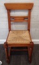 SET OF FOUR BACK DINING CHAIRS
